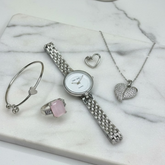 Elegant Heart & Stone 5-Piece