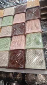 Rose Square Tissue Roll Box