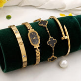 Stainless Steel 4 Piece Bracelet