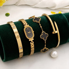 Stainless Steel 4 Piece Bracelet