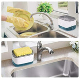 Soap Pump And Sponge Caddy Press