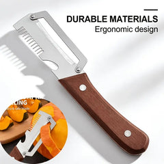 3 In 1 Peeler Knife Stainless Steel