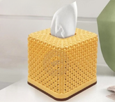 Rose Square Tissue Roll Box