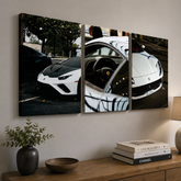 Set of 3 Premium Wall Art Photo Tiles
