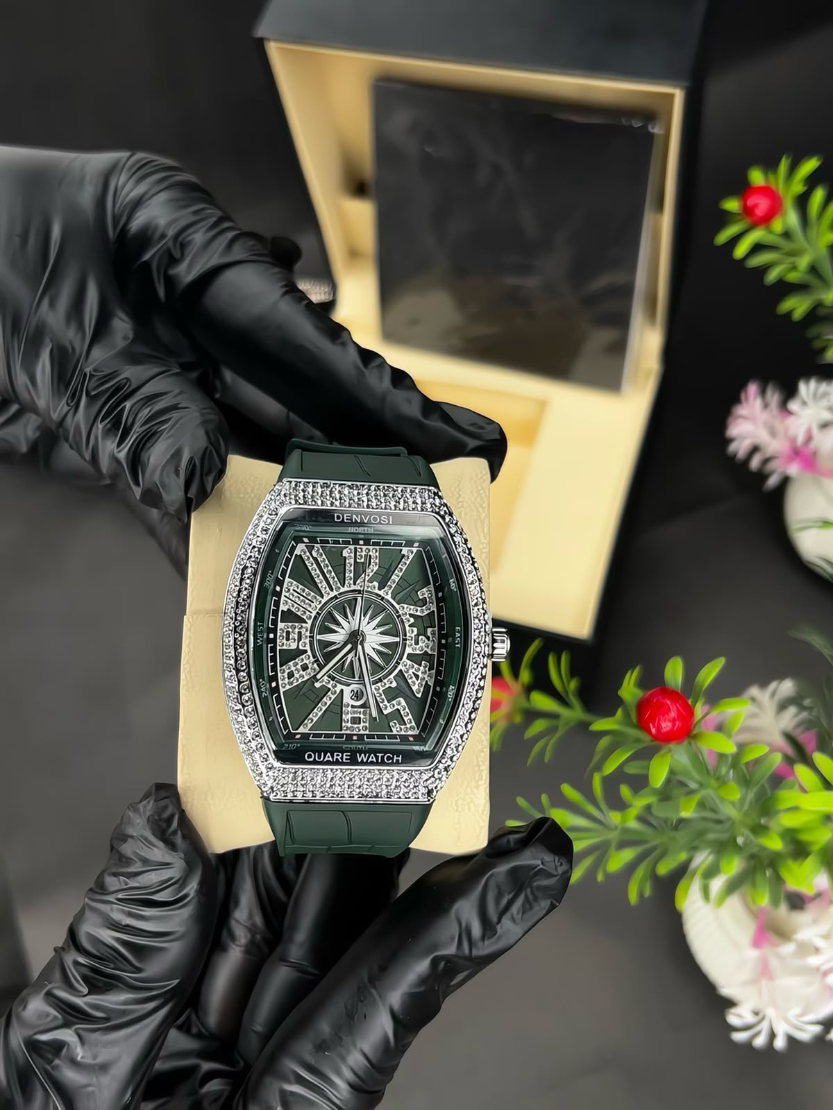 Denvosi Luxury Diamond Studded Strap