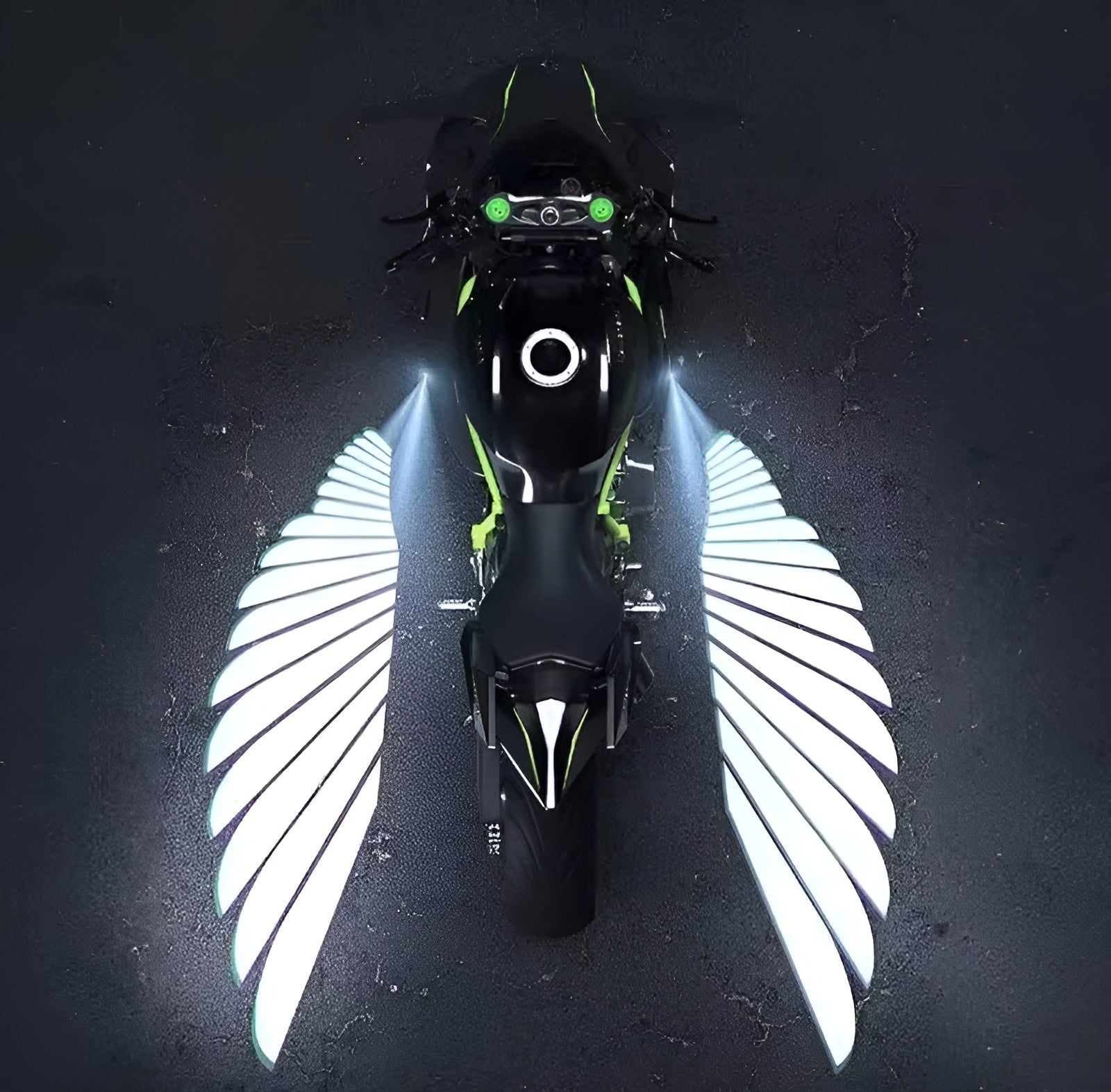 Angel Wings LED Bike Light