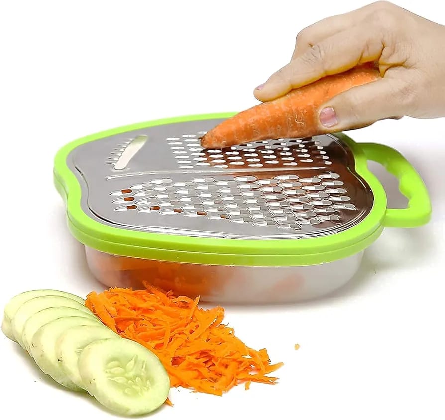 3-in-1 Cheese Grater with Storage Container,