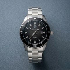 Premium Men's Stainless Steel Quartz Watch