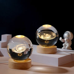 Beautiful 3D Crystal Ball LED Table