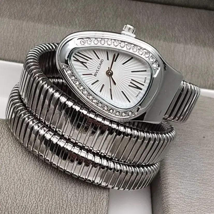 Triple‑Wrap Snake Watch