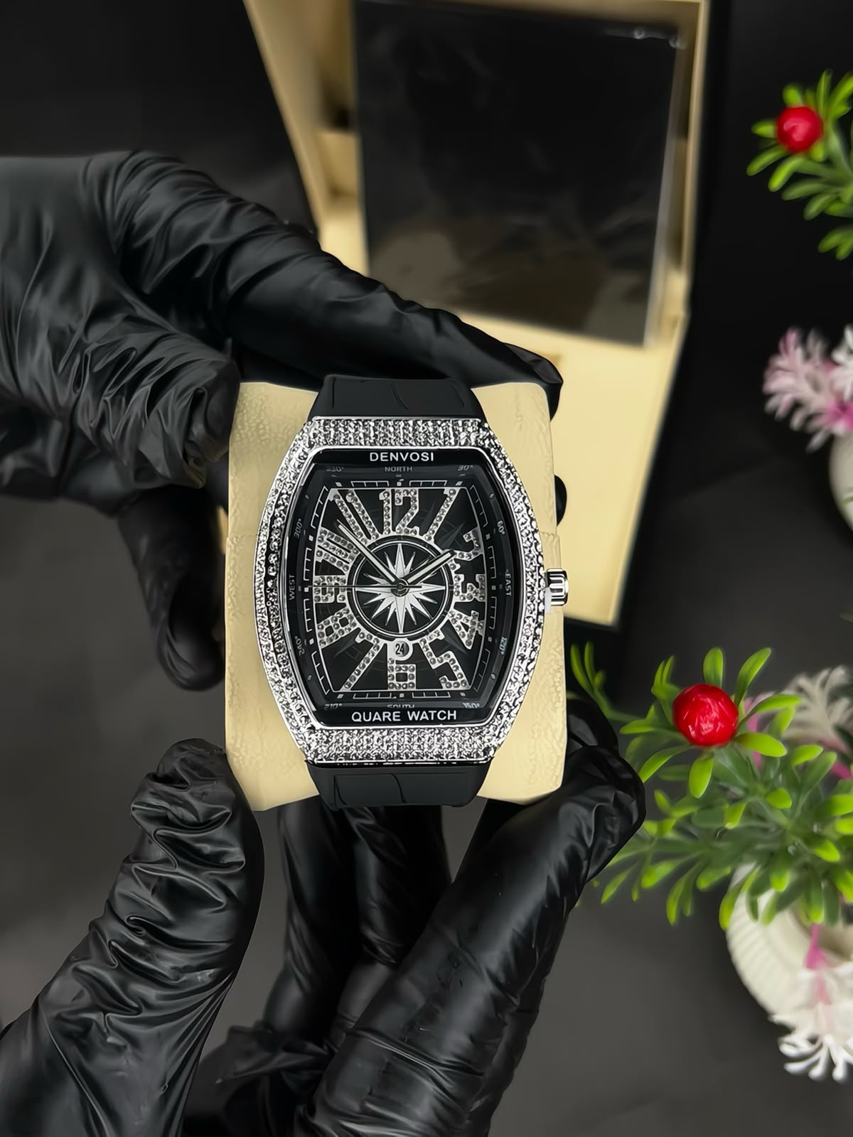 Denvosi Luxury Diamond Studded Strap