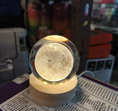 Beautiful 3D Crystal Ball LED Table