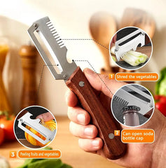 3 In 1 Peeler Knife Stainless Steel