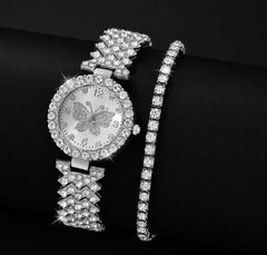 Womens Butterfly Quartz