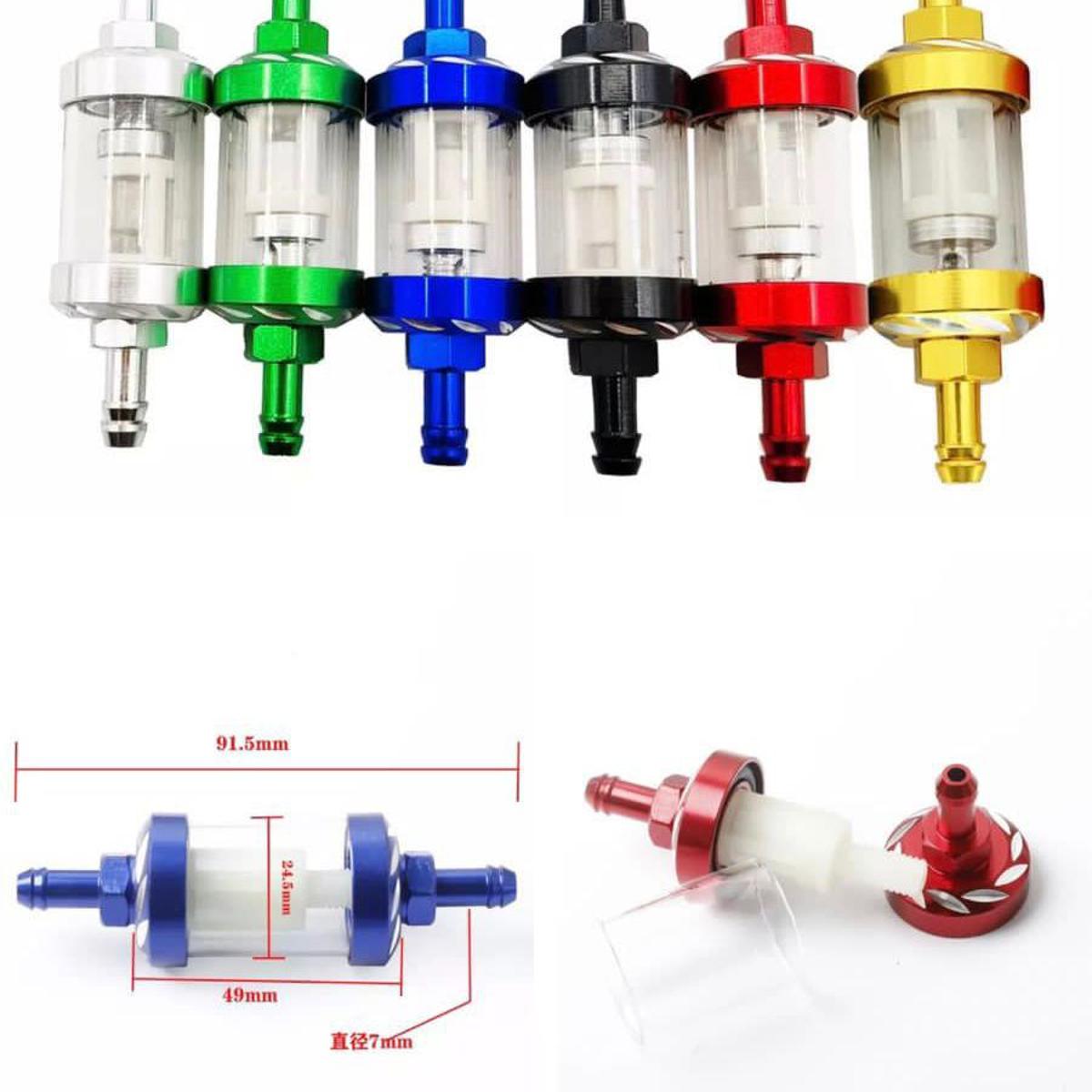 Universal Aluminum Glass Motorcycle Oil Filter