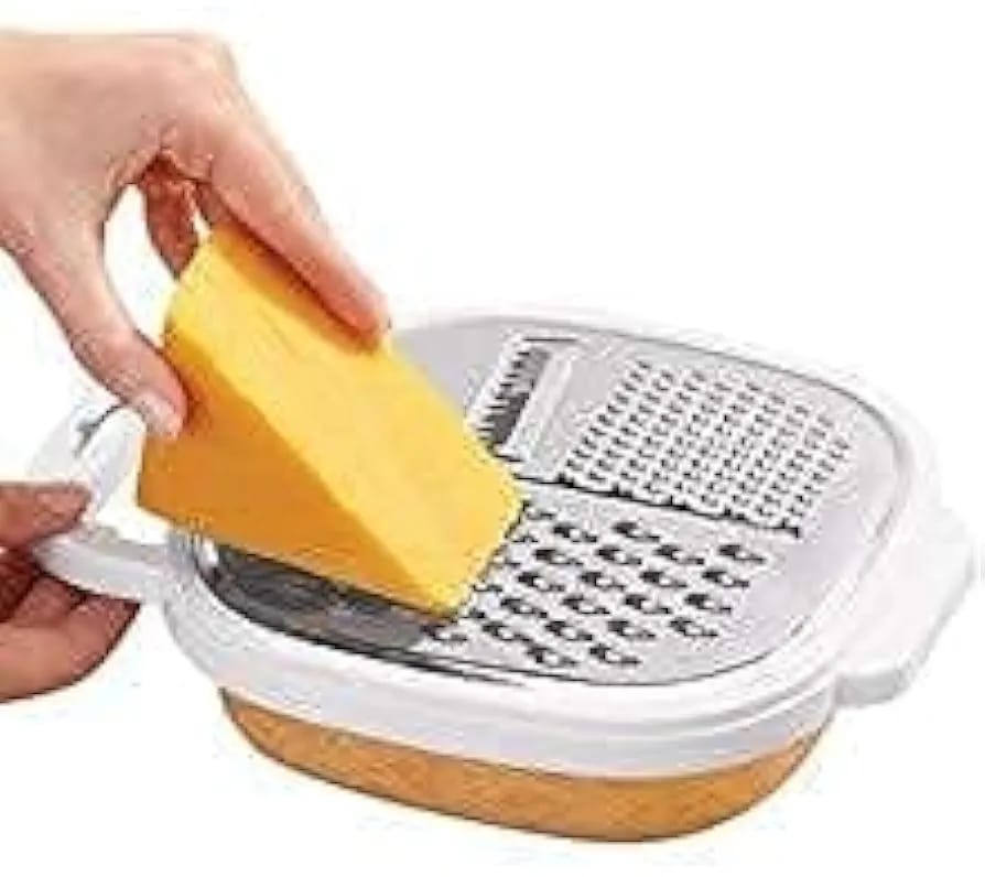 3-in-1 Cheese Grater with Storage Container,